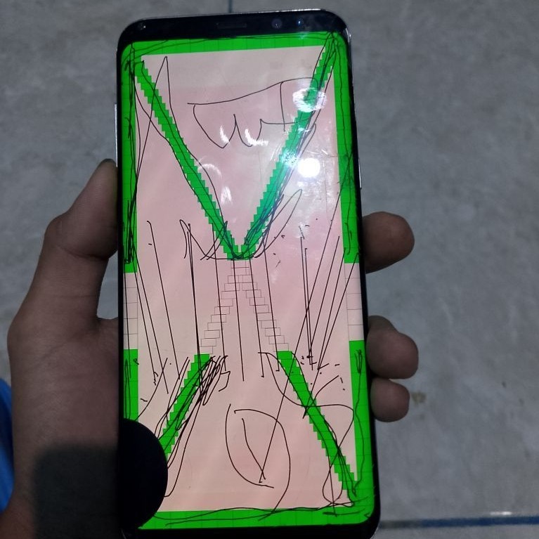 lcd Samsung s8 plus original copotan murah