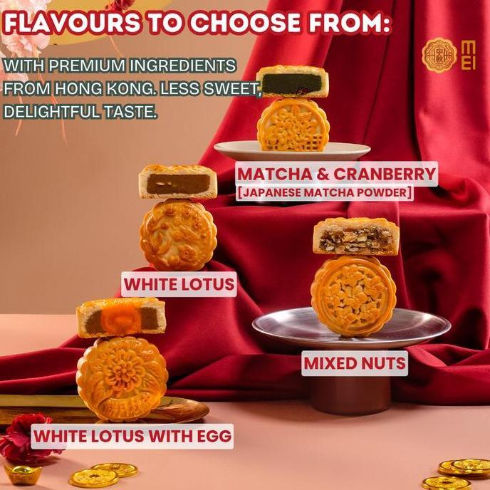 Premium Mooncake / Kue Bulan with Hongkong Ingredients