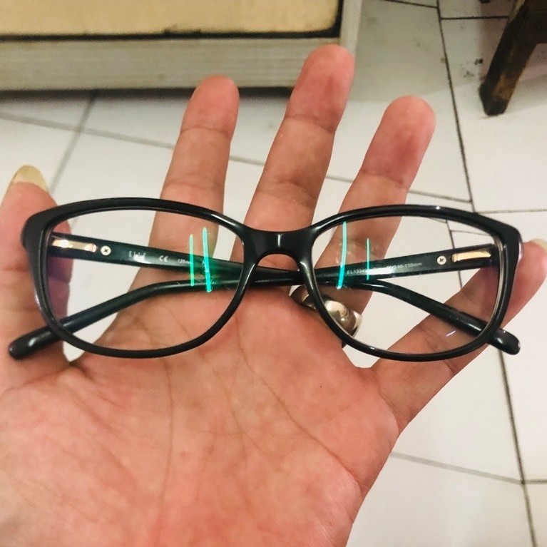 frame kacamata ELLE original second EL13349 BK