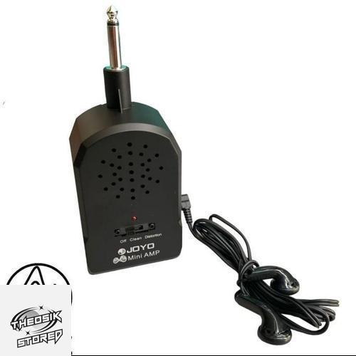 Mini AMP Ampli Amplifier Joyo Efek Distorsi Clean Gitar Akustik Elektrik Bass