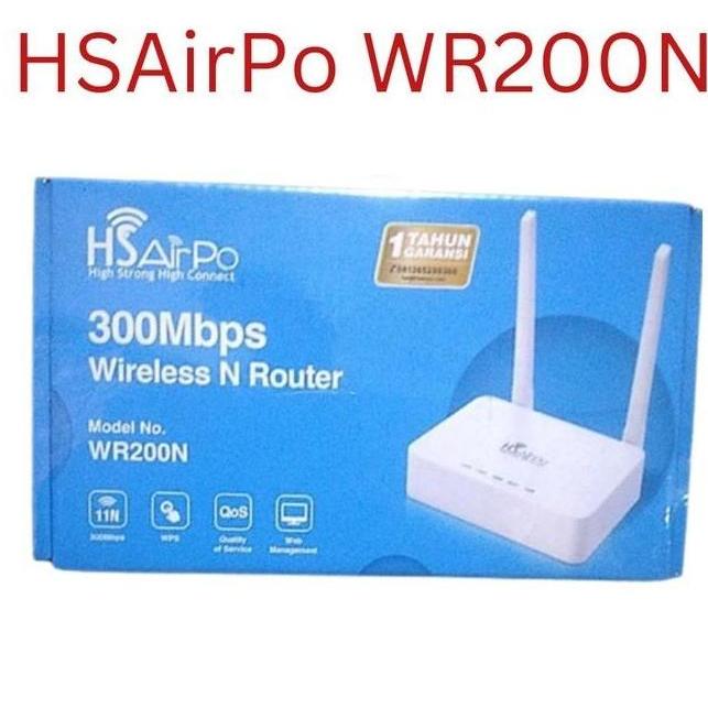 HSAIRPO WR200N HSAirPo 300mbps Wireless n Router