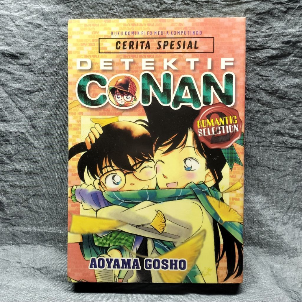 KOMIK BUKU FISIK DETECTIVE CONAN ROMANTIC SELECTION NO 2 INDONESIA ORIGINAL MULUS  SUPER LANGKA