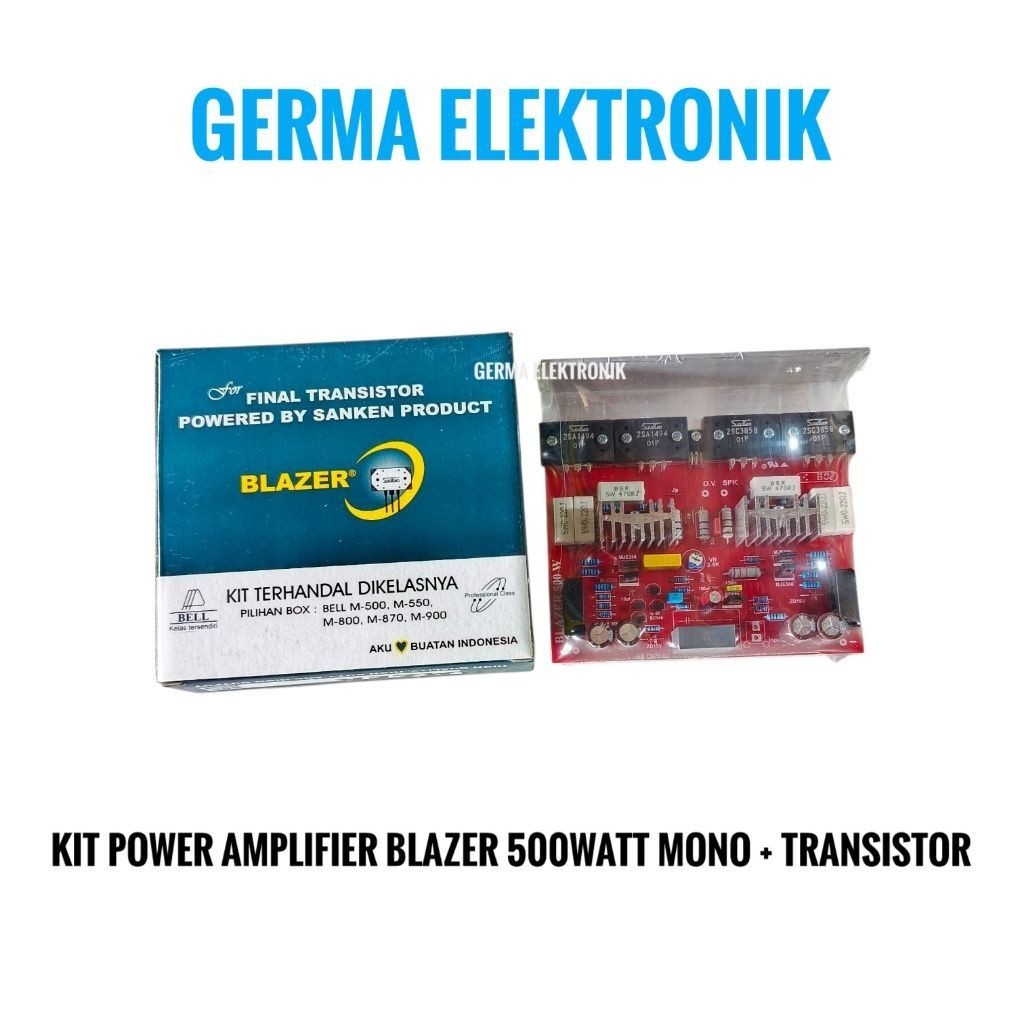 Kit power amplifier BLAZER 500watt mono
