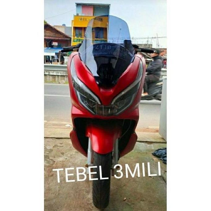 WINDSHIELD HONDA PCX 150 MAXHIELD, VISOR WS KACA DEPAN PCX150 MAXHIELD