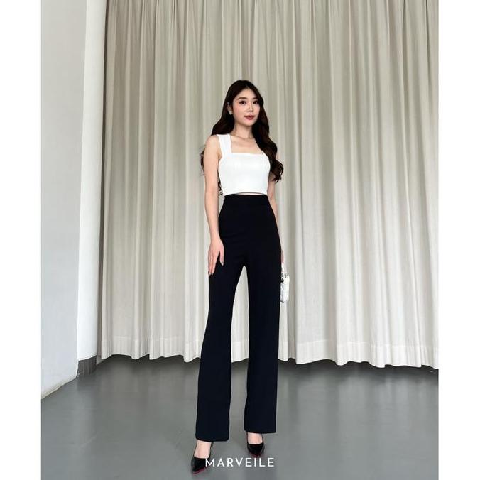 [ Marveile ] Maxy Cullote / Cullote Wanita (SLIM CUT & HIGHWAIST)