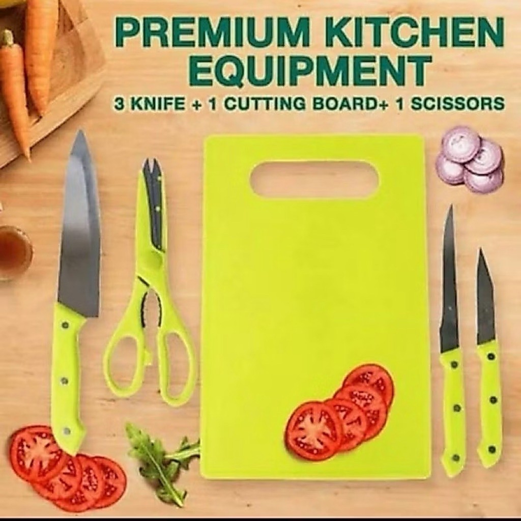 * PROMO * 1 Set Pisau Dapur - Set Pisau Dapur - Set Peralatan Dapur