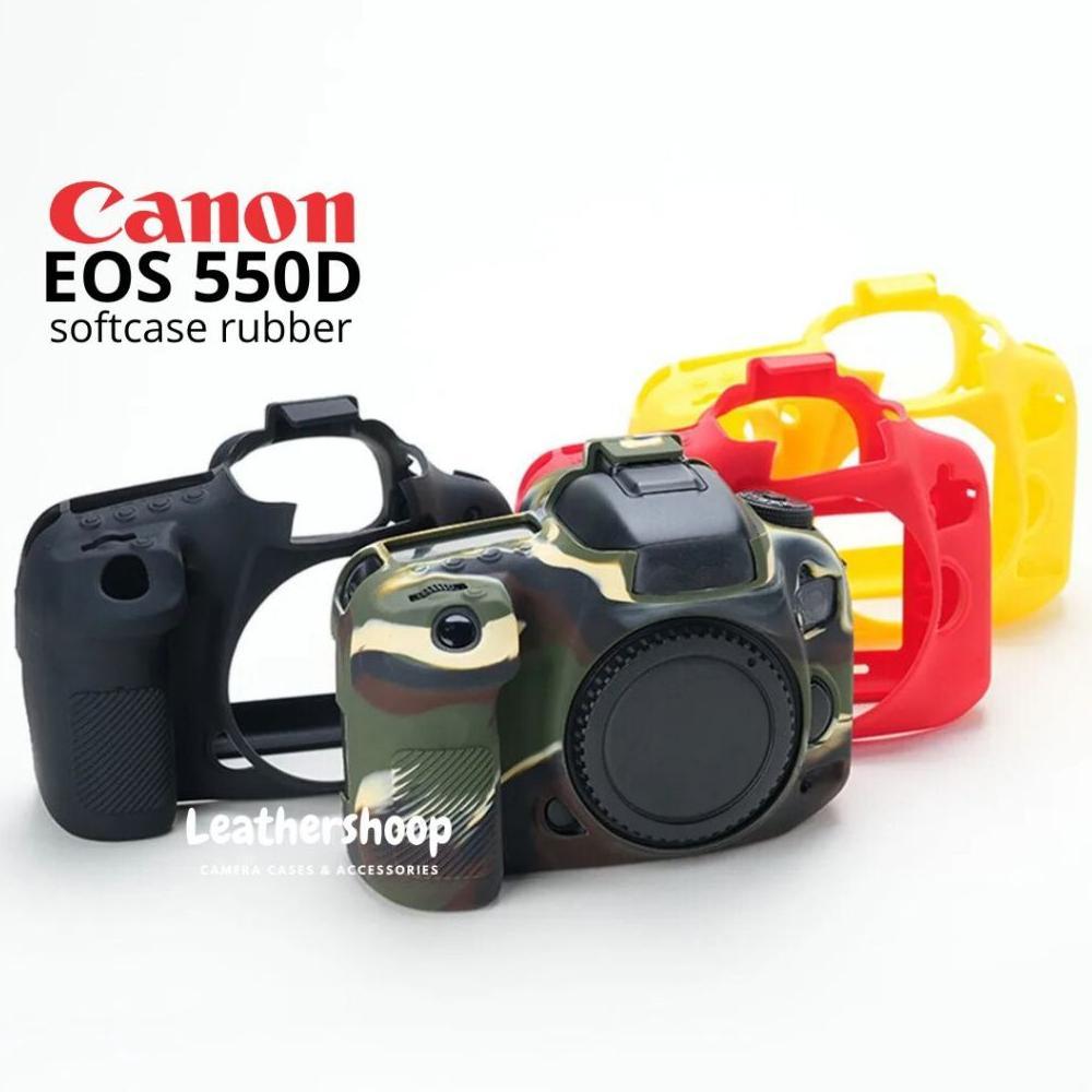 Softcase Cover Canon EOS 550D Rebbel T2i Kiss X4 Rubber Cover aksesoris