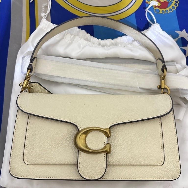 Preloved Coach Tabby Shoulder Bag 26 White Chalk Original