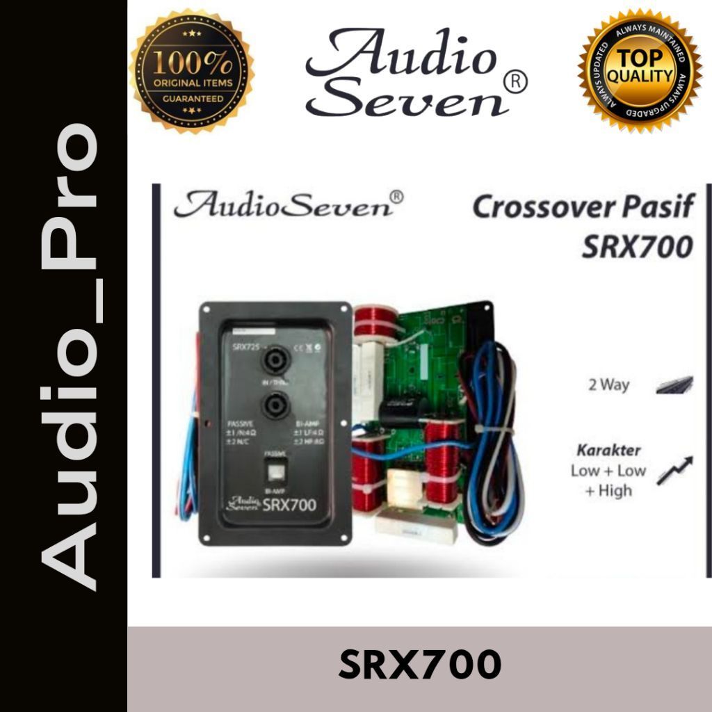 Crossover Pasif Audioseven 2 Way SRX700 - Crossover Pasif 2 Way SRX-700 Audioseven Original
