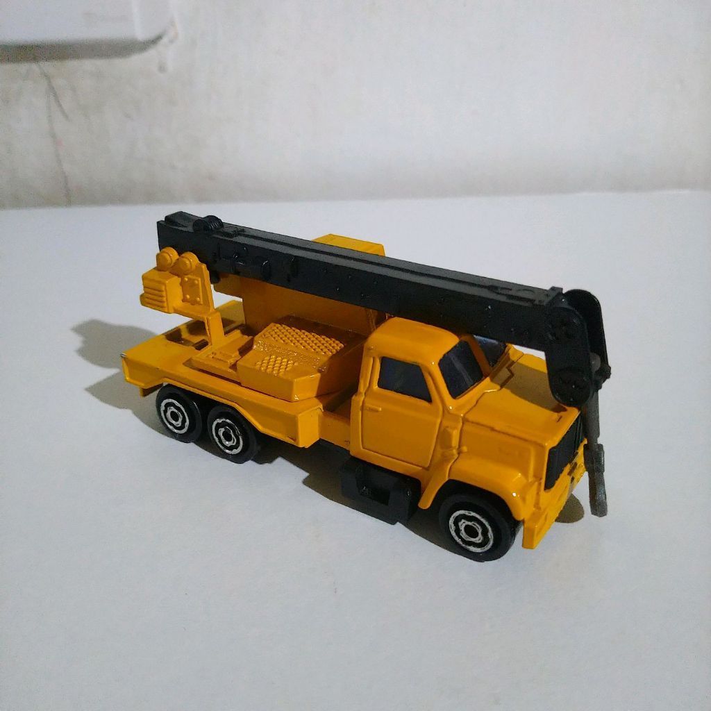 Diecast Majorette Crane Truck Loose