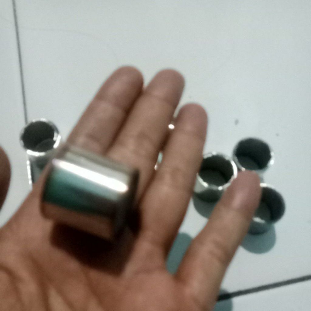 selut golok stenlis anti karat/cicin golok/ untuk gagang golok ukuran 1 inci