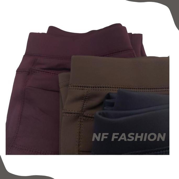 CELANA PANJANG MERK SAYA TERBARU/CELANA WANITA JUMBO MERK SAYA TERBARU Abu Hitam Coklat Karet Navy S