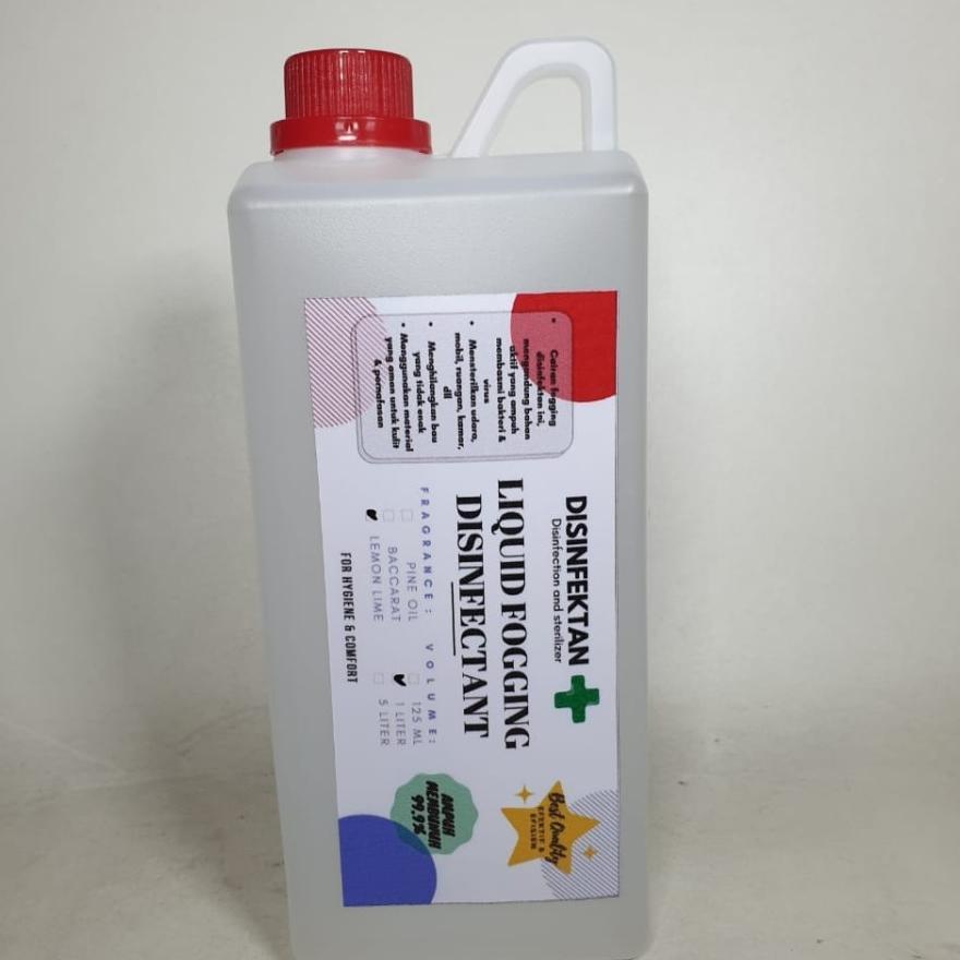Liquid Cairan Fogging Disinfektan Fogging Disinfektan cair untuk Mobil Kamar Panggung Konser