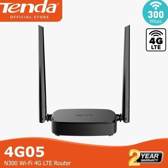 Tenda 4G05 Router Wireless 4G LTE WiFi 300Mbps 2 Antena Support Sim Card All GSM T