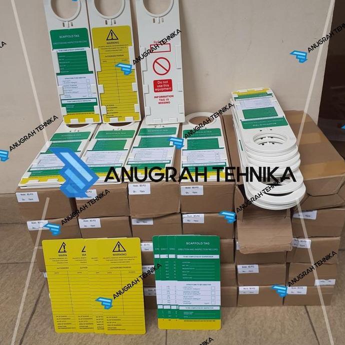 [] Scaffolding Tag Termurah Scaffolding Tag Holder Tagging Scaffolding