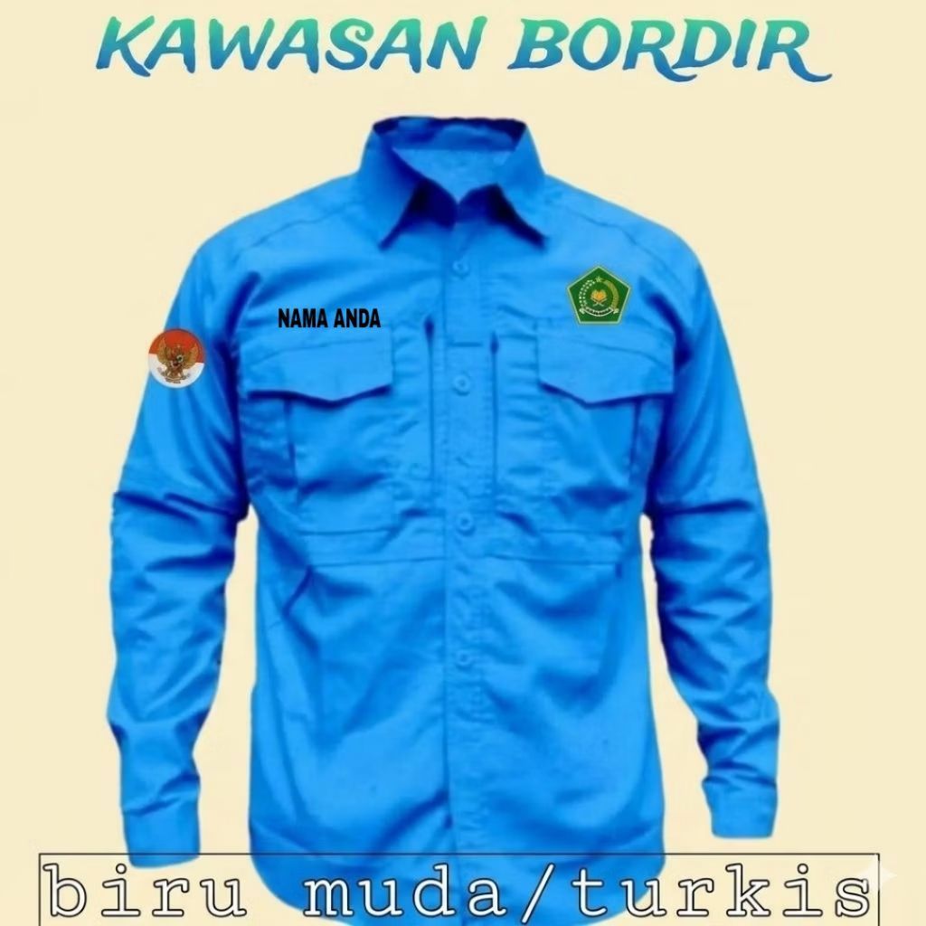 Ready stok premium kemenag kemeja tactical kemenag seragam kemenag baju kemenag seragam tactical kem