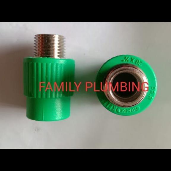 SHOCK SOCK SOK DRAT LUAR SDL 2,5 INCH PP-R MALE THREADED THREAD JOINT ADAPTOR ADAPTER 75 Dn75 75mm x