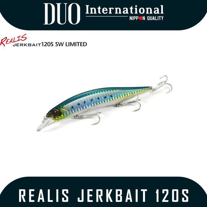 (Good) Umpan Pancing Lure Merk Duo International Realis Jerkbait 120S SW Limited