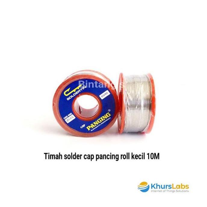 Timah Solder Wire Cap Pancing, Greatwall 60/40 10Meter