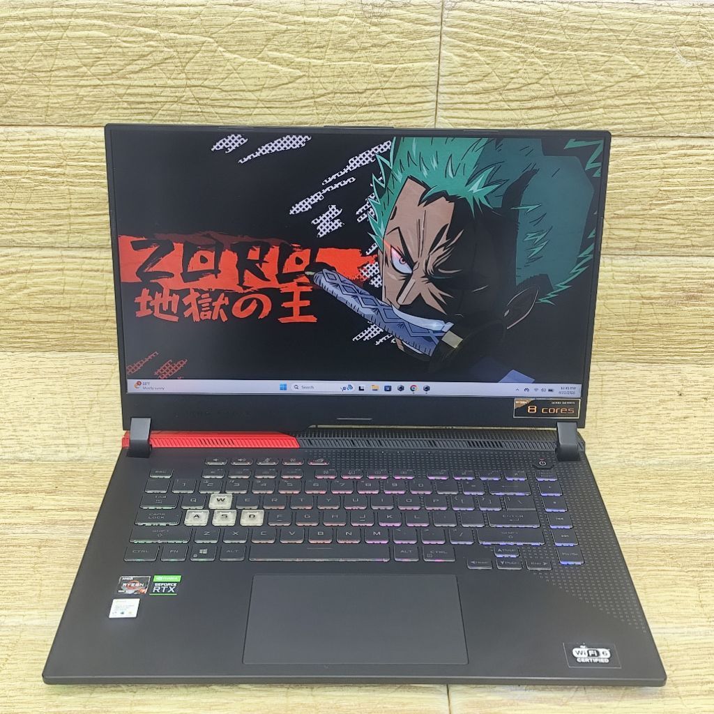 Laptop ASUS ROG STRIX G15 G513QC AMD Ryzen 7 5800H RAM 16GB SSD 512GB RTX 3050 4GB FHD