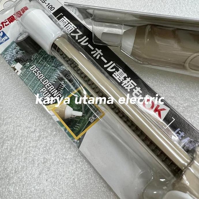Sedotan Timah Solder Goot Gs 100 Atraktor Pump Solder Goot Gs 100 Original