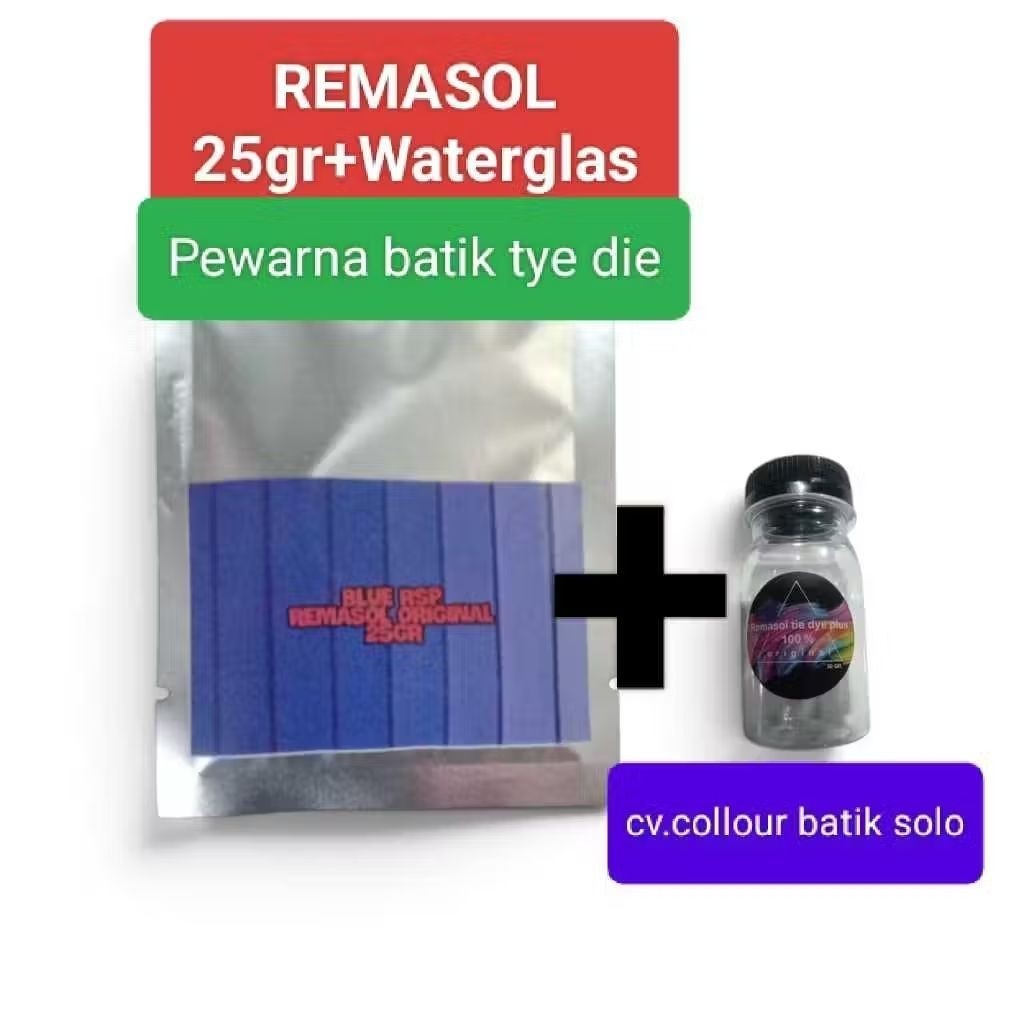 REMASOL (25GR) PEWARNA BATIK TIE DYE ORIGINAL / REMASOL PEWARNA KAIN