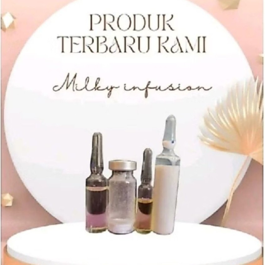infus milky whitening 1 set original