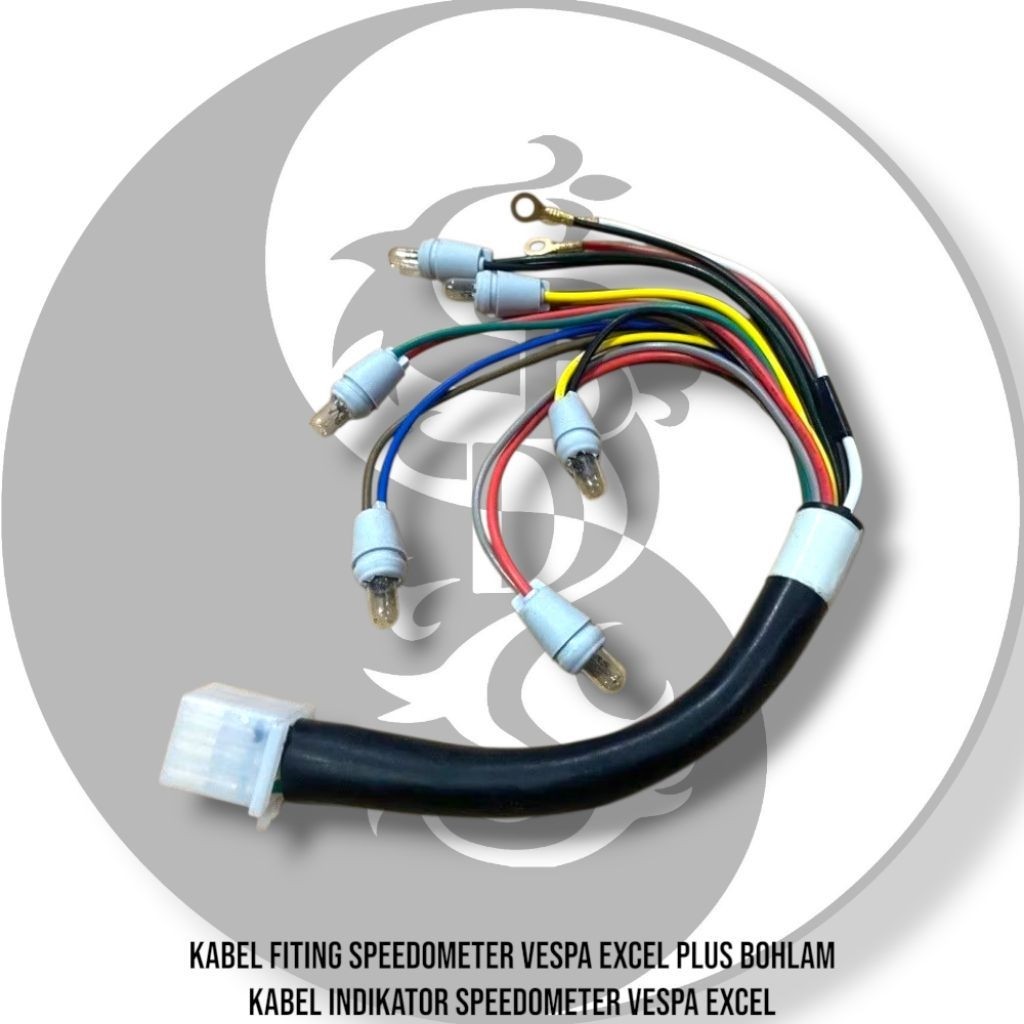 Kabel Fiting Speedometer Vespa Excel Plus Bohlam Kabel Indikator Speedometer Vespa Excel