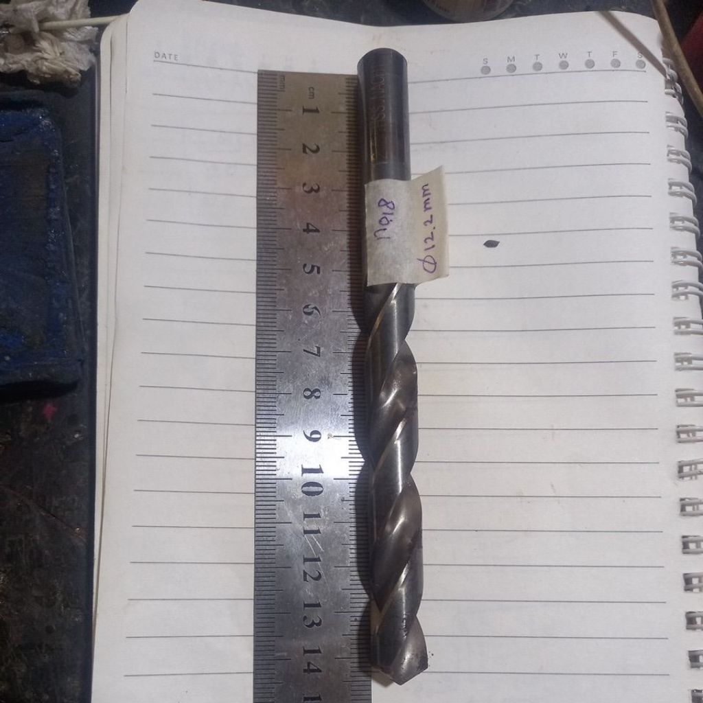 no18,mata bor nachi 12,2mm original bekas