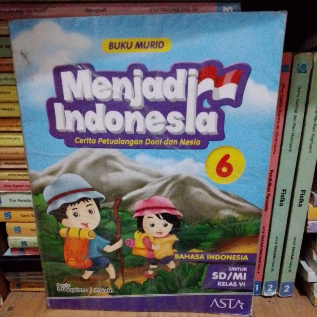 Buku MENJADI INDONESIA, BAHASA INDONESIA untuk SD/MI kelas 6/VI