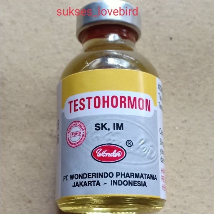 Testohormon 20 ml - Obat Hormon Reproduksi Hewan Jantan , 20 ml