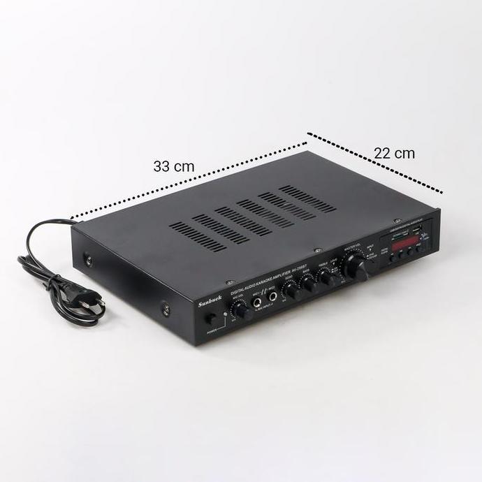 Woi- Sunbuck Audio Amplifier Bluetooth Dac Home Stereo 5 Channel - Dac Home Stereo Amplifier - Av-29