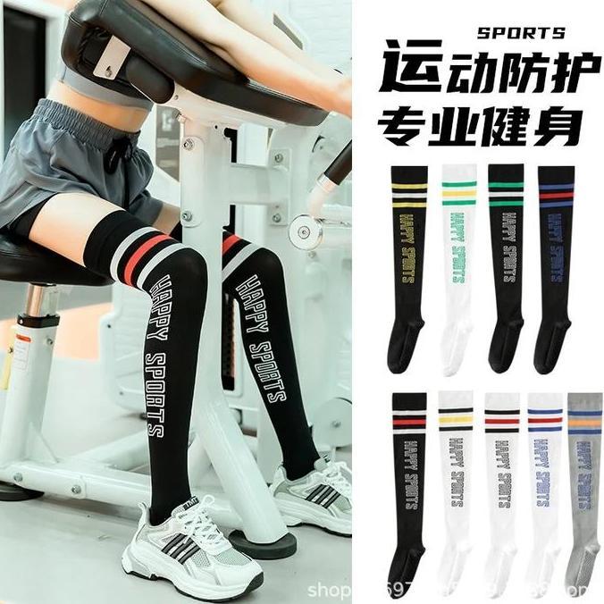 G&G Kaos Kaki Olahraga Panjang Sepaha Overknee Lembut Nylon Anti Slip untuk Pria & Wanita Ukuran 35-