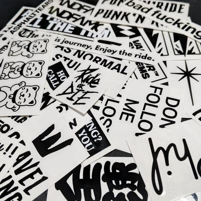 Promo Cutting Sticker Stiker Sepeda Lipat Road Bike Fixed Bike Sugino Zen Chainring Set Vinyl Cod