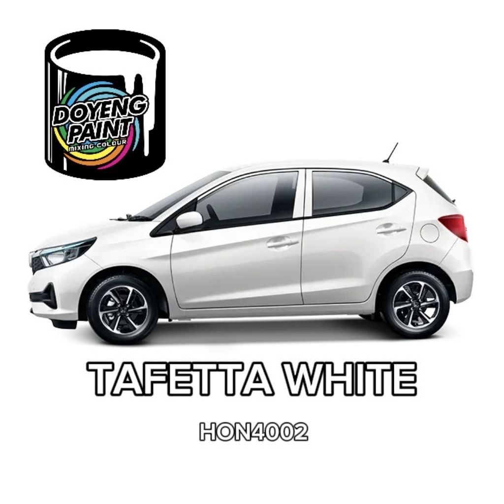 Cat PU Tafetta white honda brio - DP LAVA