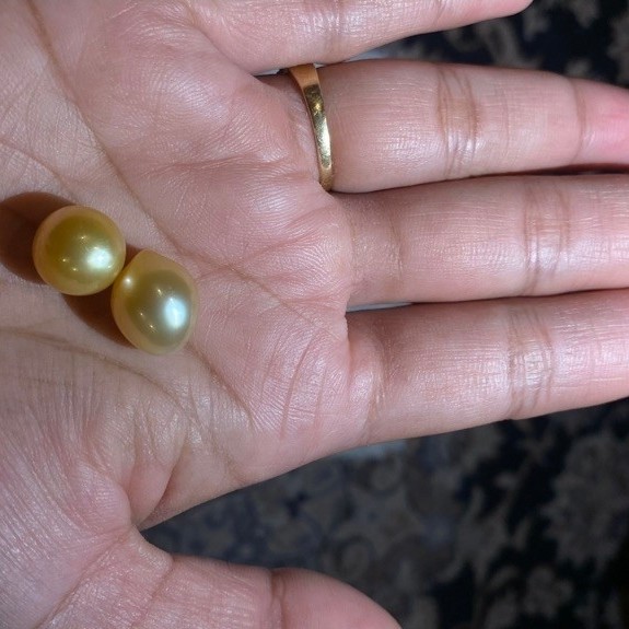 Butiaran Mutiara Laut Asli grade AAA