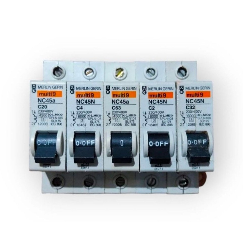MCB 1P MERLIN GERIN NC45a, C4, C6, C10, C16, C25, C32, C40, ORIGINAL