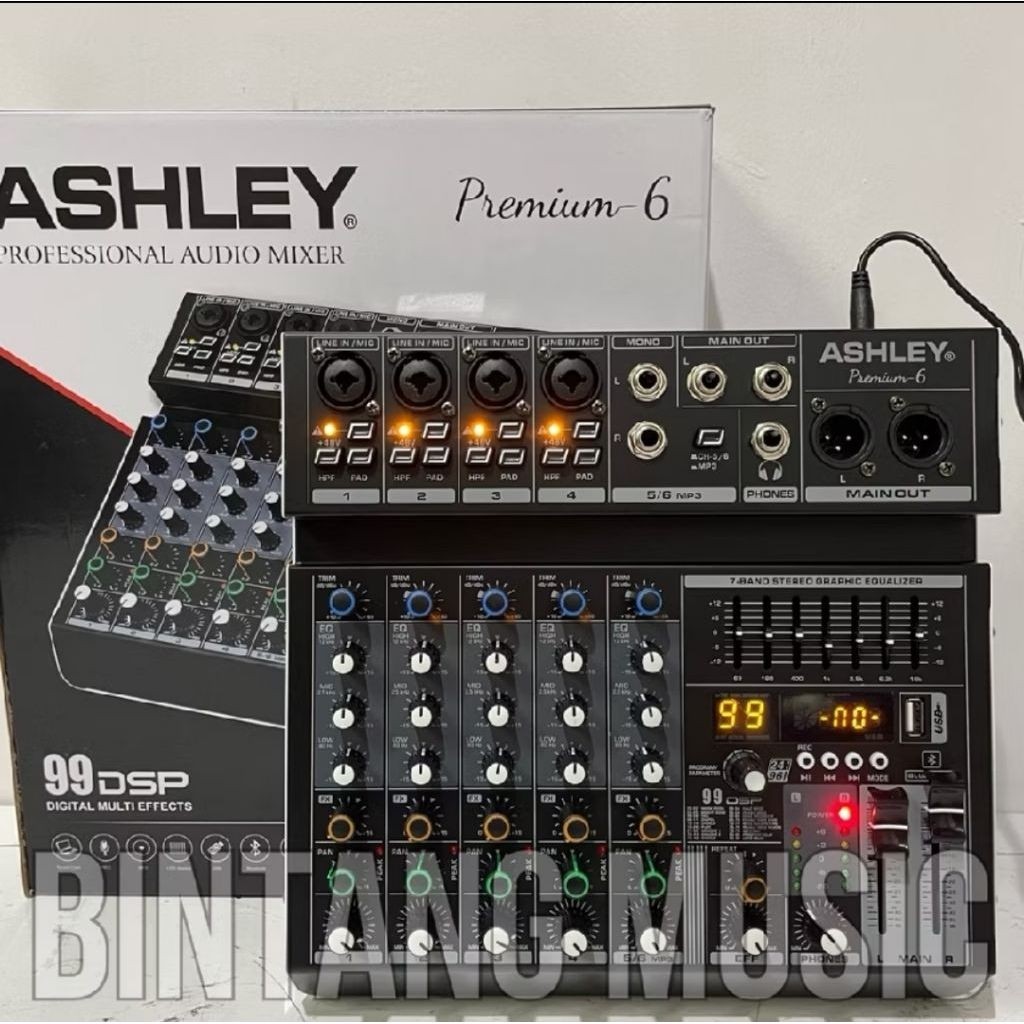 Mixer Ashley Premium 6 Original 6 Channel ashley premium6