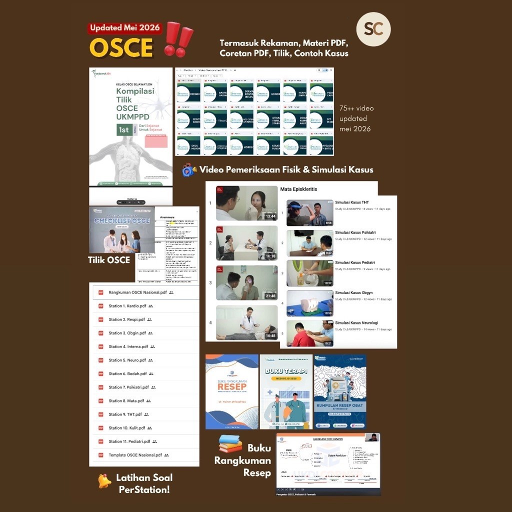 OSCE BIMBEL UKMPPD 2026 PERSIAPAN UJIAN BELAJAR KEDOKTERAN 2026 UKDI UKNPDPD