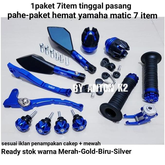 HANDGRIP/HANDFAT PAKET 7 VARIASI MIO J-MIO M3-MIO FINO NEW-MIO Z-MIO S AK2