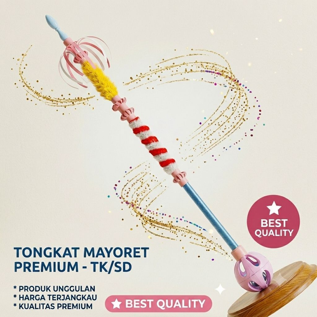 Tongkat Mayoret Anak/Tongkat mayoret TK dan SD