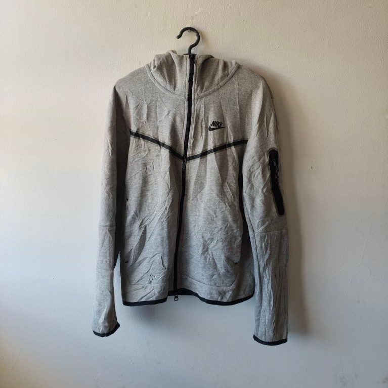HOODIE NIKE TECH FLEECE ABU/GRAY ORIGINAL