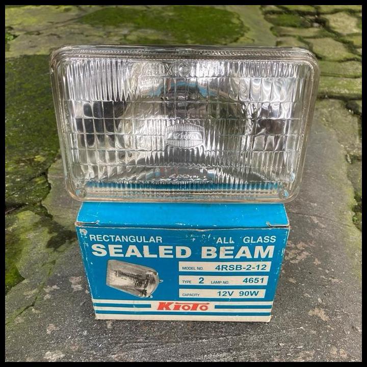 HOT DEAL SEALED BEAM RECTANGULAR KOTAK PERSEGI SEGI LAMPU DEPAN UNIVERSAL TOYOTA DAIHATSU MITSUBISHI