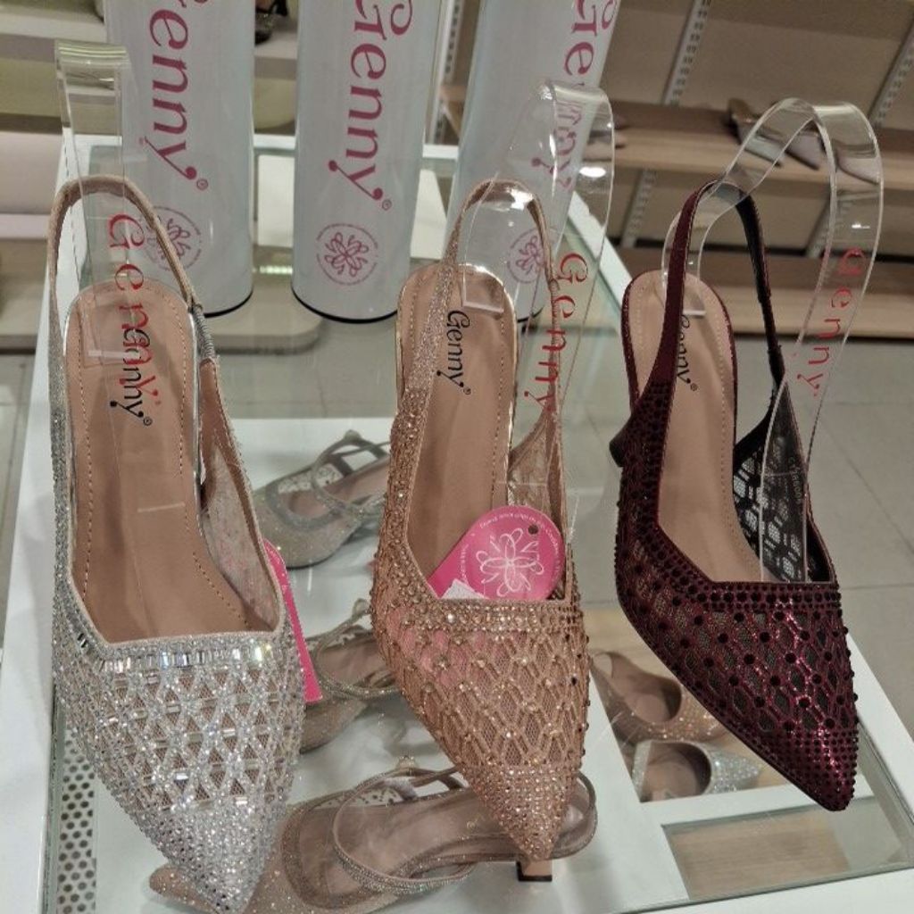 Sepatu hells pesta beling2 genny