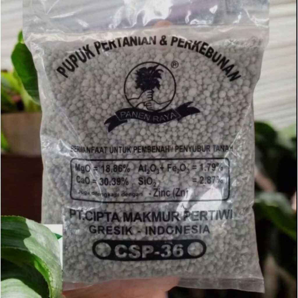Pupuk Csp 36 Pembenah Tanah - Pupuk Csp 36 Pembenah Tanah Kemasan 500 Gram