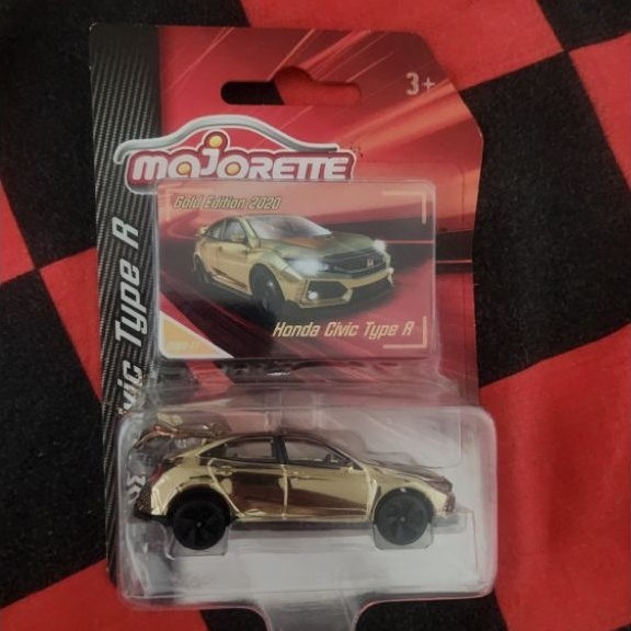 Majorette Honda Civic Type R Edisi Gold Model Koleksi Mobil Majorette