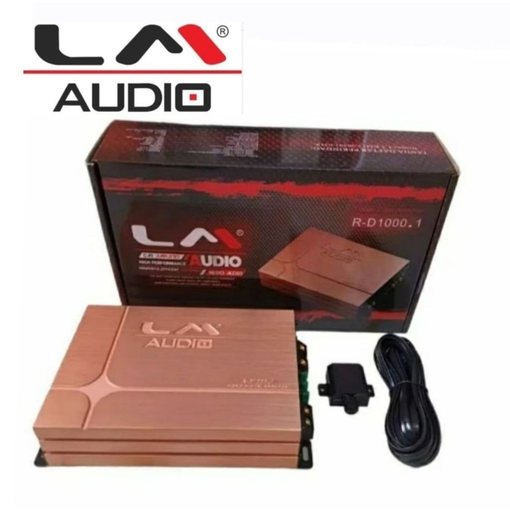 Power Monoblock LM AUDIO R-D1000.1 Class D 12 Volt Amplifier Subwofer Subwoofer 1 Channel Monoblok M