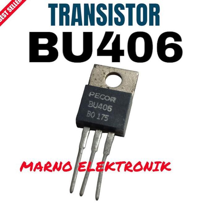 TRANSISTOR TR BU406 BU 406 BU-406 ASLI ORI ORIGINAL MRN99