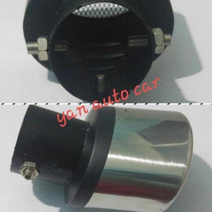 Muffler / Mufler / Buntut Knalpot Racing Chrome Suzuki SX4