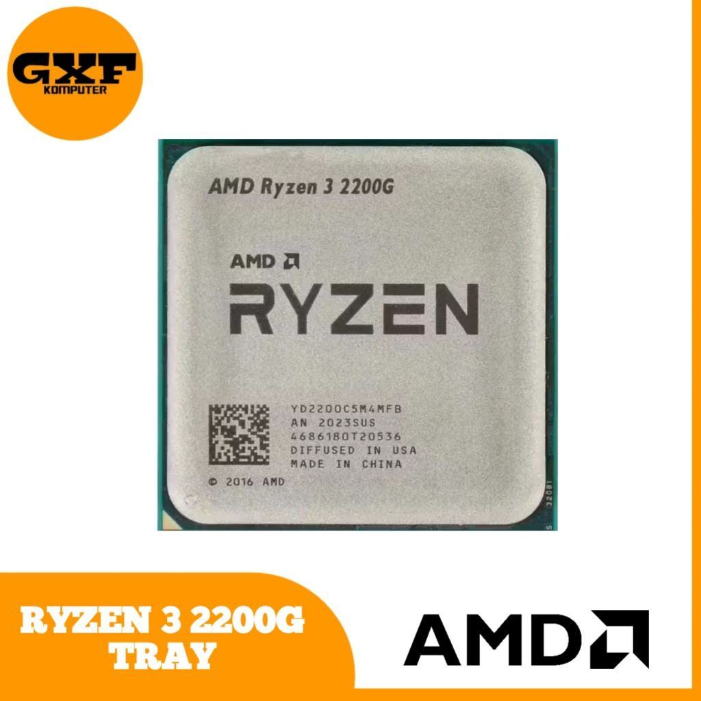 AMD PROCESSOR RYZEN 3 2200G AM4 TRAY